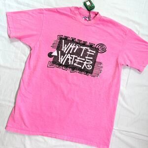 Vintage 80's Puff Print Heavyweight T-Shirt - L